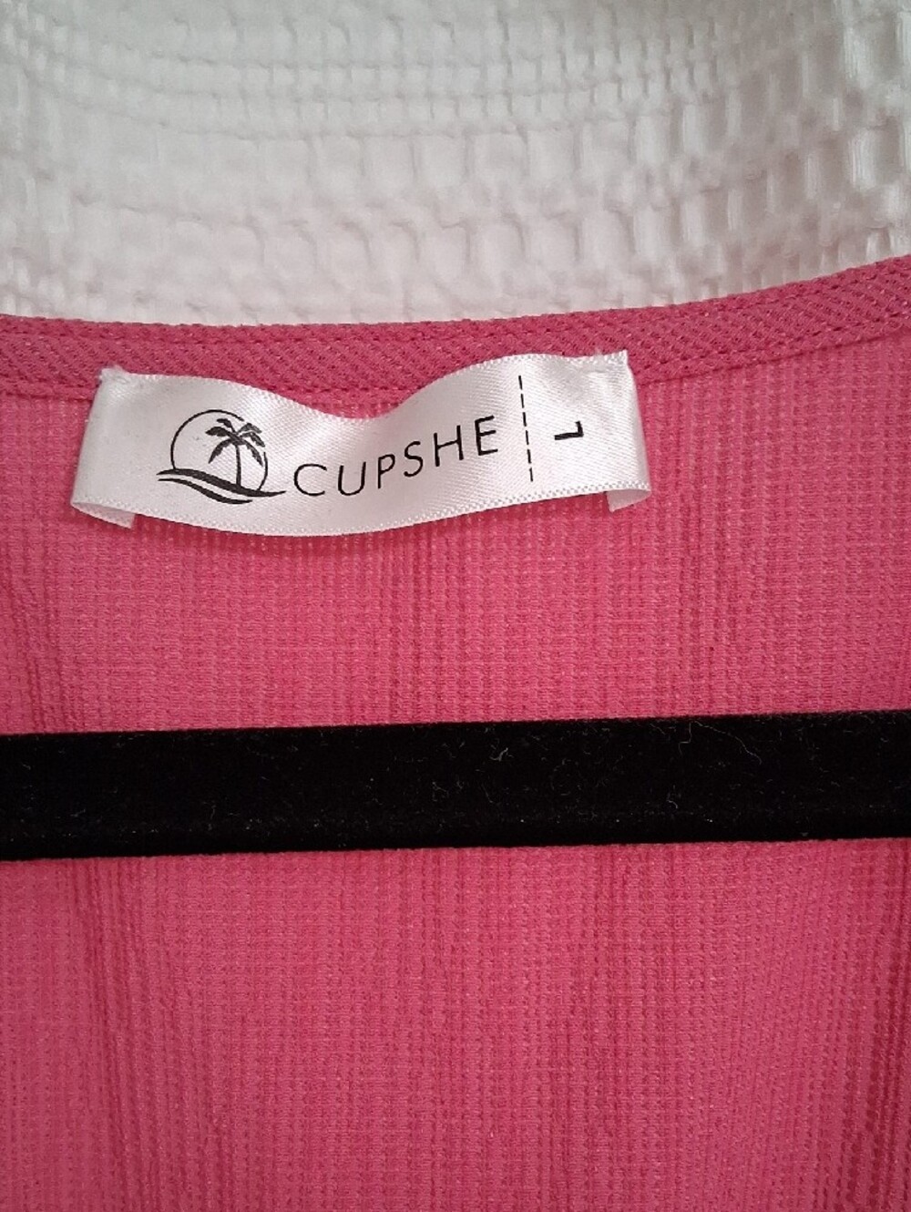 Cupshe Rose-Pink V-Neck Maxi Dress with Button Front - Picture 2 of 5